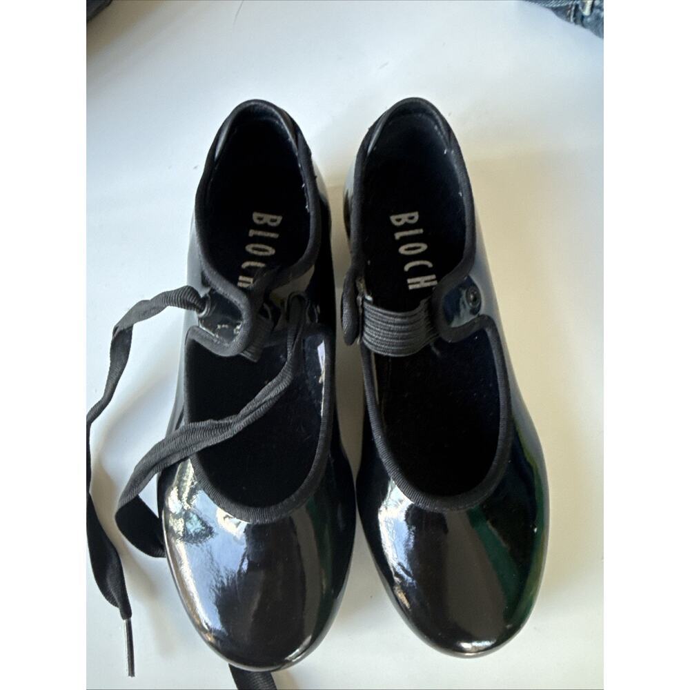 BLOCH Annie Tyette Tap Shoes Black Little Kids Size 12.5